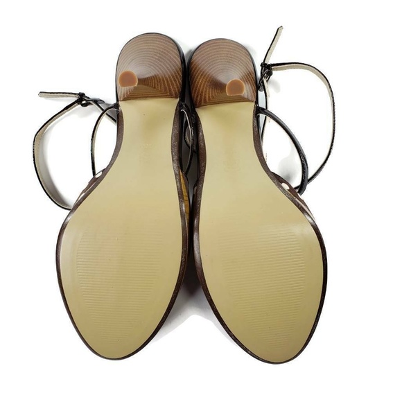 Linea Paolo Womens T Strap Sandals Coffee - Picture 8 of 8